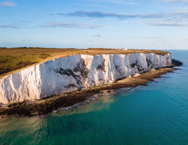 Dover Castle and the White Cliffs of Dover